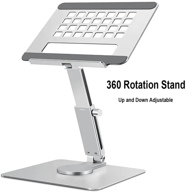 EverBright™ 360° Swivel Aluminum Laptop & Tablet Stand