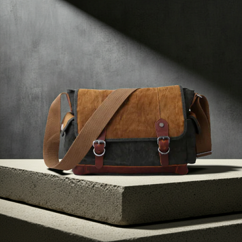 Retro Canvas Shoulder Bag for Men – Classic Style, Everyday Function