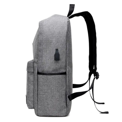 Casual USB Tech Backpack with Charging Port