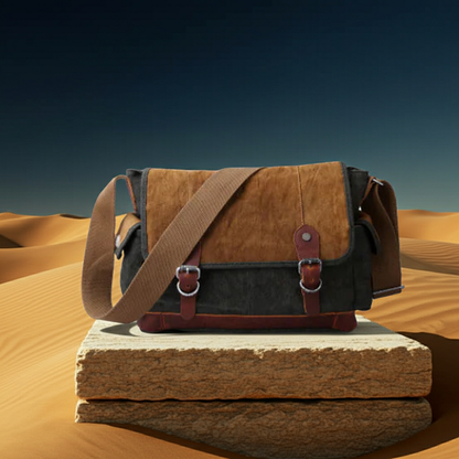 Retro Canvas Shoulder Bag for Men – Classic Style, Everyday Function