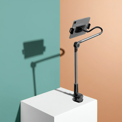 Adjustable Bedside & Desktop Stand for Tablets and Phones – Hands-Free Comfort Anywhere