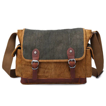 Retro Canvas Shoulder Bag for Men – Classic Style, Everyday Function